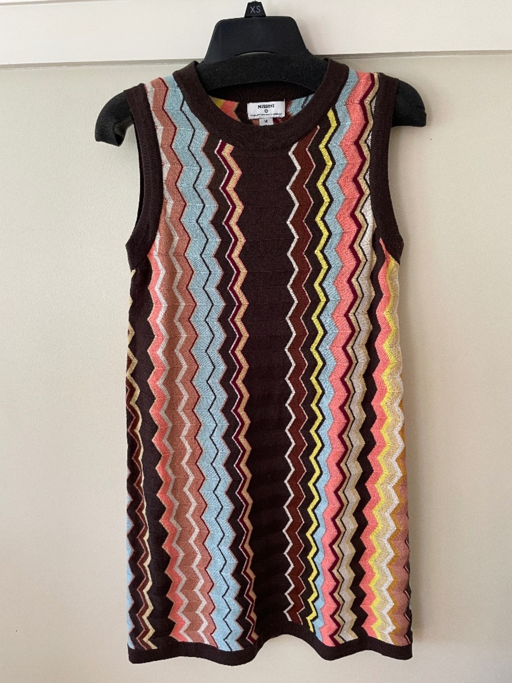 Missoni for Target Zig Zag Chevron Knit Sweater Dress l size M